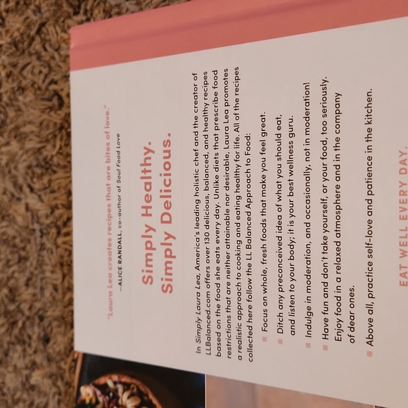 Simply Laura Lea Balanced Recipes for Everyday Life Hardback Cookbook - Picture 3 of 8